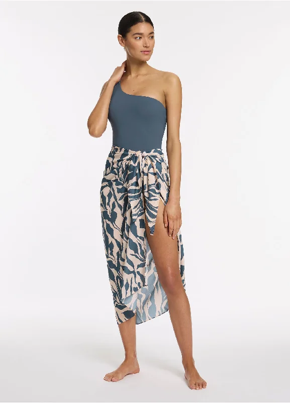 Fashion Forward Sereno Sarong - Steel Blue