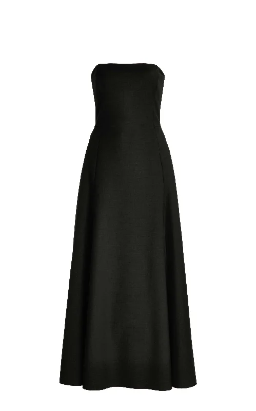 Seasonal Fashion Arion Dress in Black Sportswear Wool