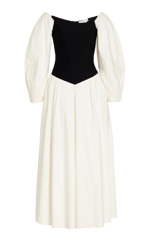 Budget-Friendly Fashion Lani Dress in Ivory Washed Silk