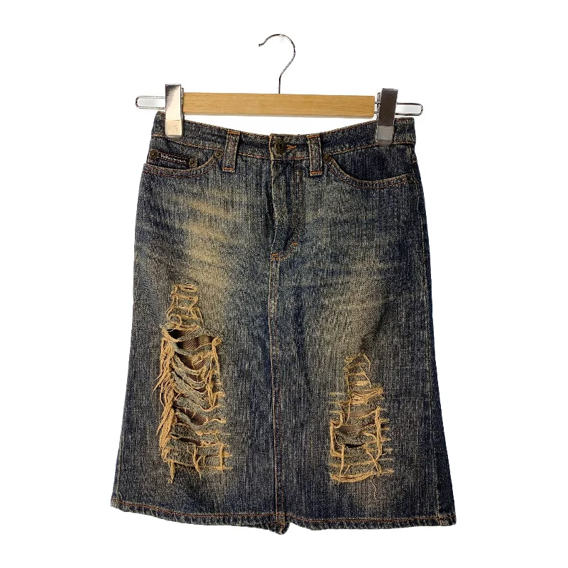 Casual Weekend Relaxed Style DOLCE&GABBANA/Skirt/38/Indigo/Denim/