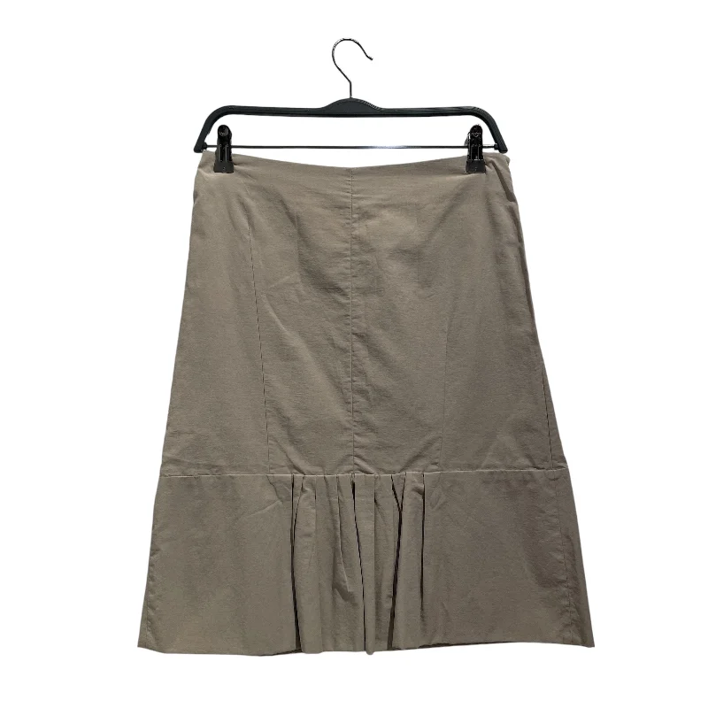 Fashion Forward MARNI/Skirt/40/Nylon/BEG/PLEATED AT BOTTOM