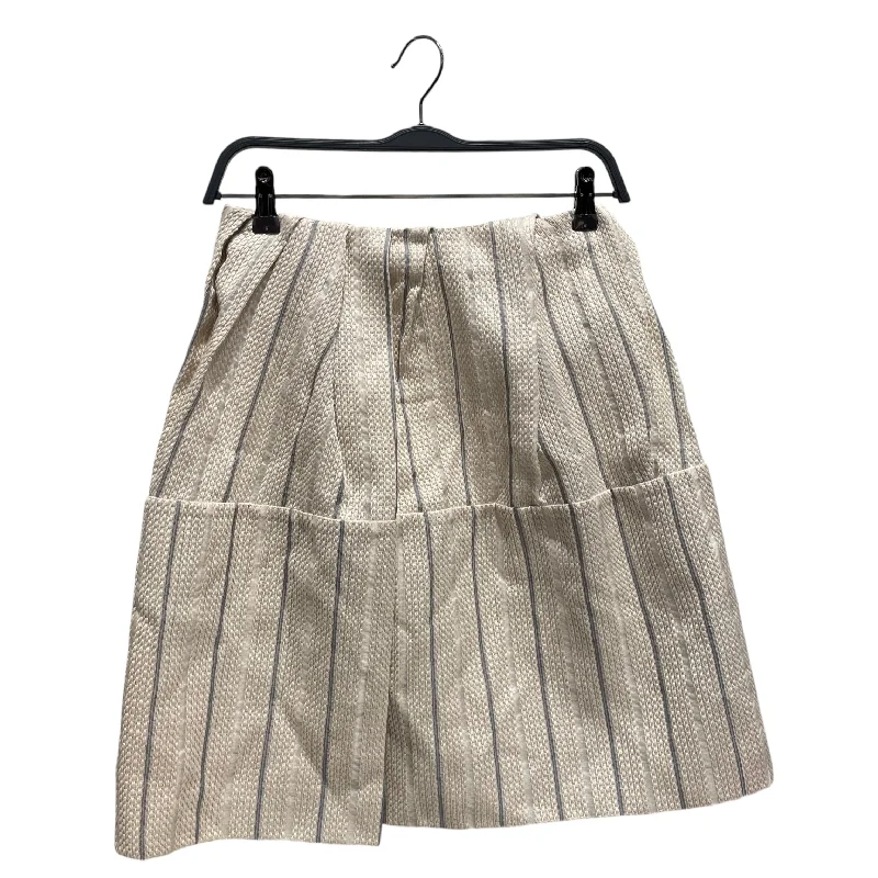 Inspired By You, Designed For You MARNI/Skirt/38/Stripe/Cotton/MLT/Midi Length/PLEATED STRIPE PATTERN SKIRT