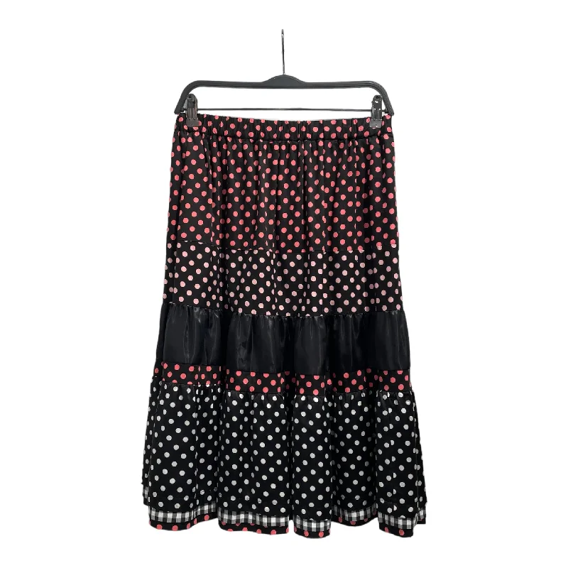 Big Discounts COMME des GARCONS GIRL/Long Skirt/XS/Polka dot/Cotton/BLK/PINK WHITE DOTS OMBRE