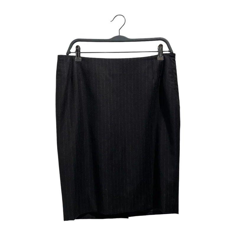 Trend Forward Threads YVES SAINT LAURENT/Long Skirt/42/Wool/BLK/