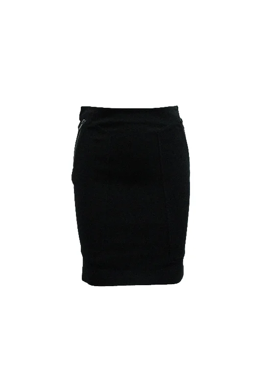 Limited Stock, Big Sale Diane Von Furstenberg  Leona Midi Skirt in Black Viscose