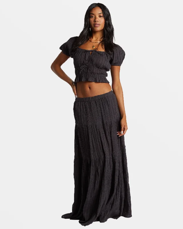 Fashion Sale Ditsy Dreams Skirt - Black Sands