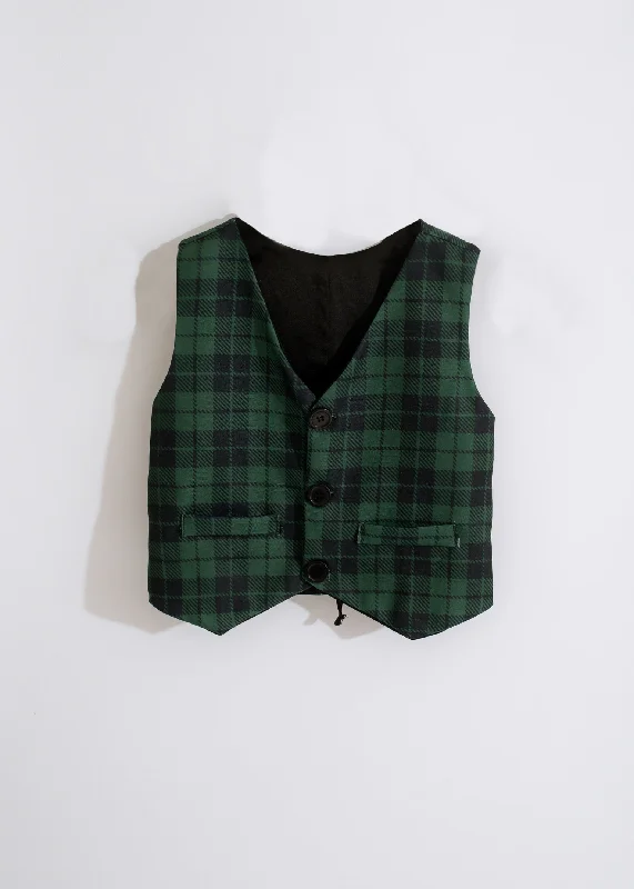 Last Chance Sale Santa's Little Helper Vest Green