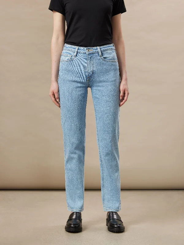 Wardrobe Refresh The Cyndi Straight Jean in Light Wash