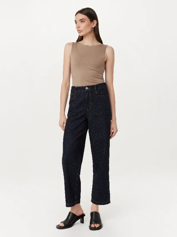 Special Offer The Janis Wide Balloon Jean in Dark Wash