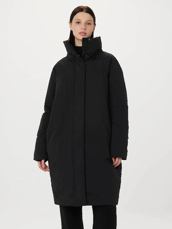 Embrace New Fashion The Iceland Long Coat in Black