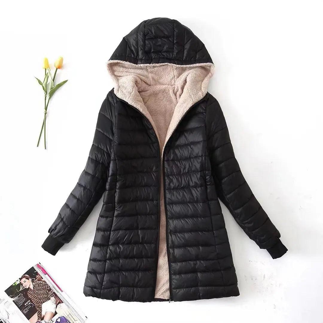 Limited Time Offers Avera Womens Mid-Length Hooded Jacket Coat