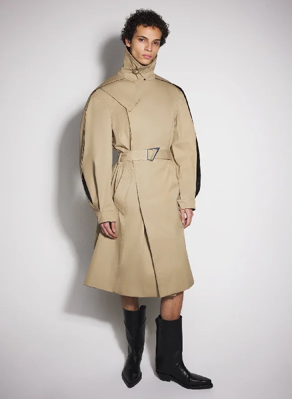 Innovate Your Wardrobe beige belted trenchcoat