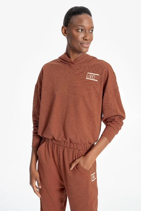 City Fashion Cropped Doubleway Sweatshirt