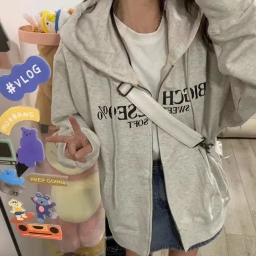 Get The Latest Trends Fashion Letters All-matching Hoodie Women