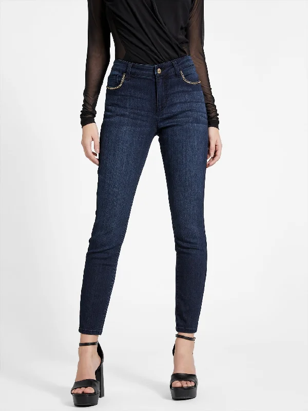 Chic Style, Always In Vogue Larissa Chain-Link Jeans