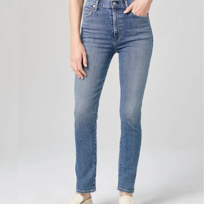 Trendy Street Style Clothing Olivia High Rise Denim In Hightime