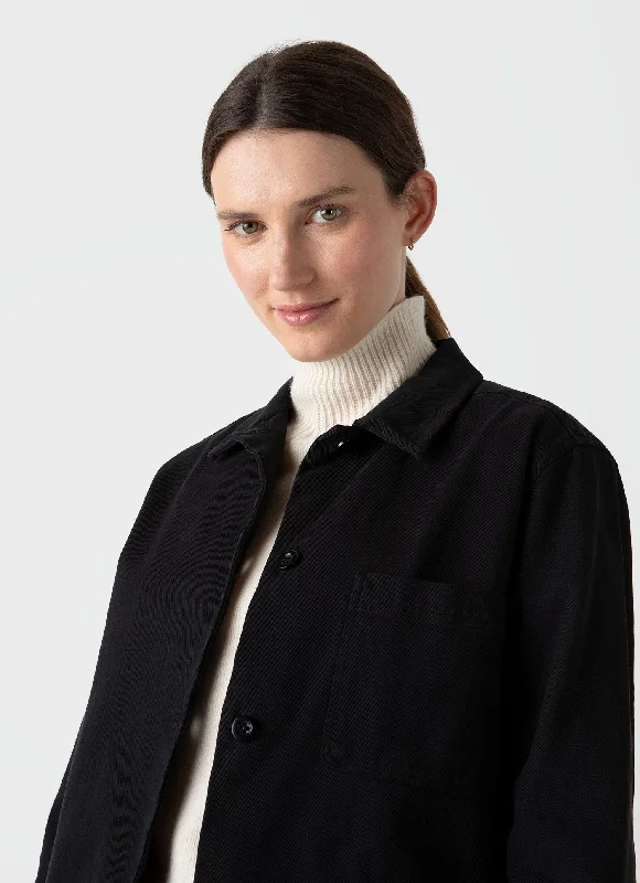 Luxury Fashion Women's Chore Jacket in Black