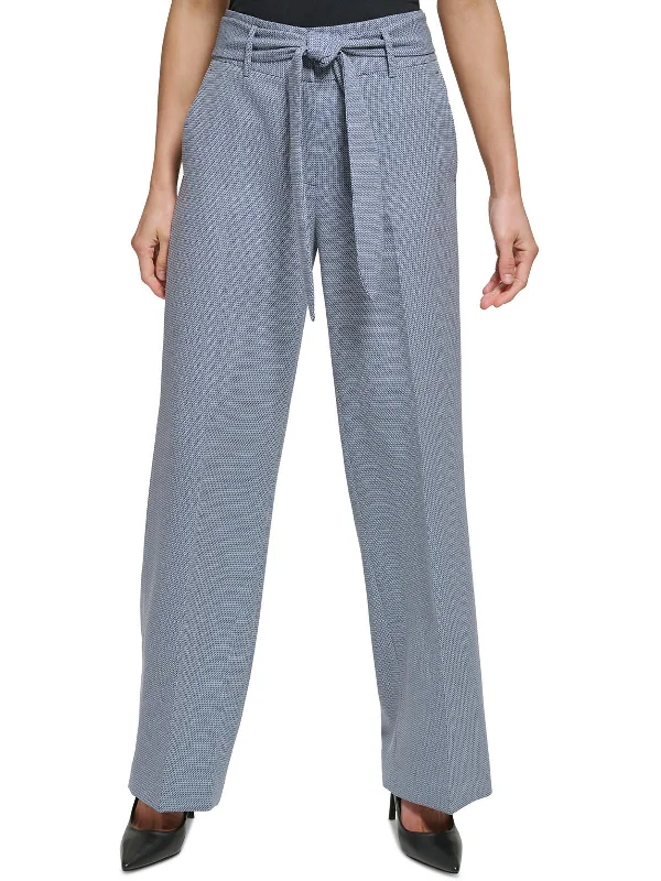 Trend Forward Threads Womens High Rise Office Wide Leg Pants